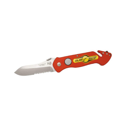 GLASMASTER Firefighter Rescue Knife PRT-II rojo